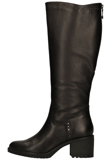 Tamaris Stiefel Leder/Synthetik Schwarz - surf4shoes