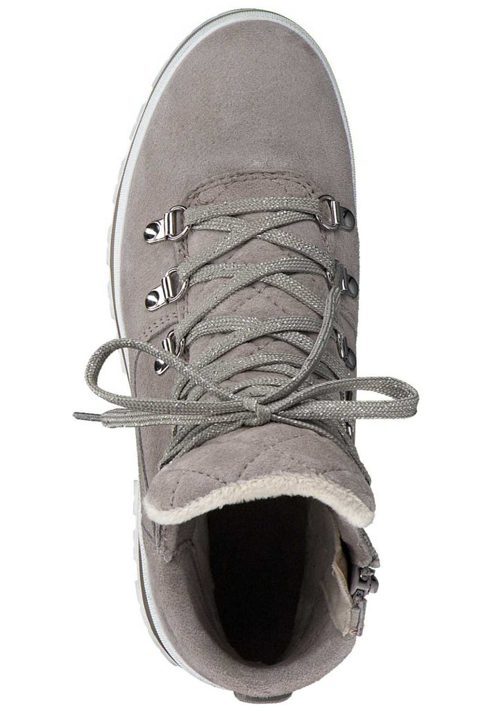 Tamaris Stiefelette Leder Grau - surf4shoes