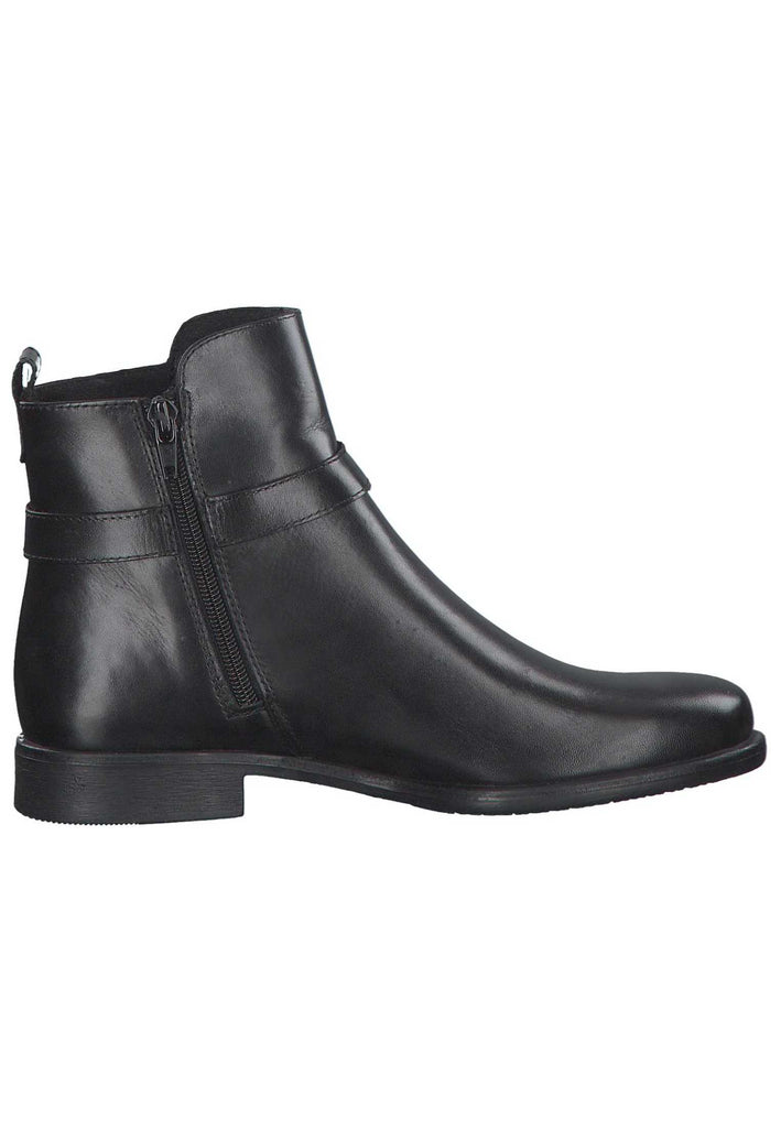 Tamaris Stiefelette Leder Schwarz - surf4shoes