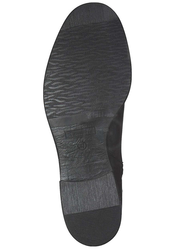 Tamaris Stiefelette Leder Schwarz - surf4shoes
