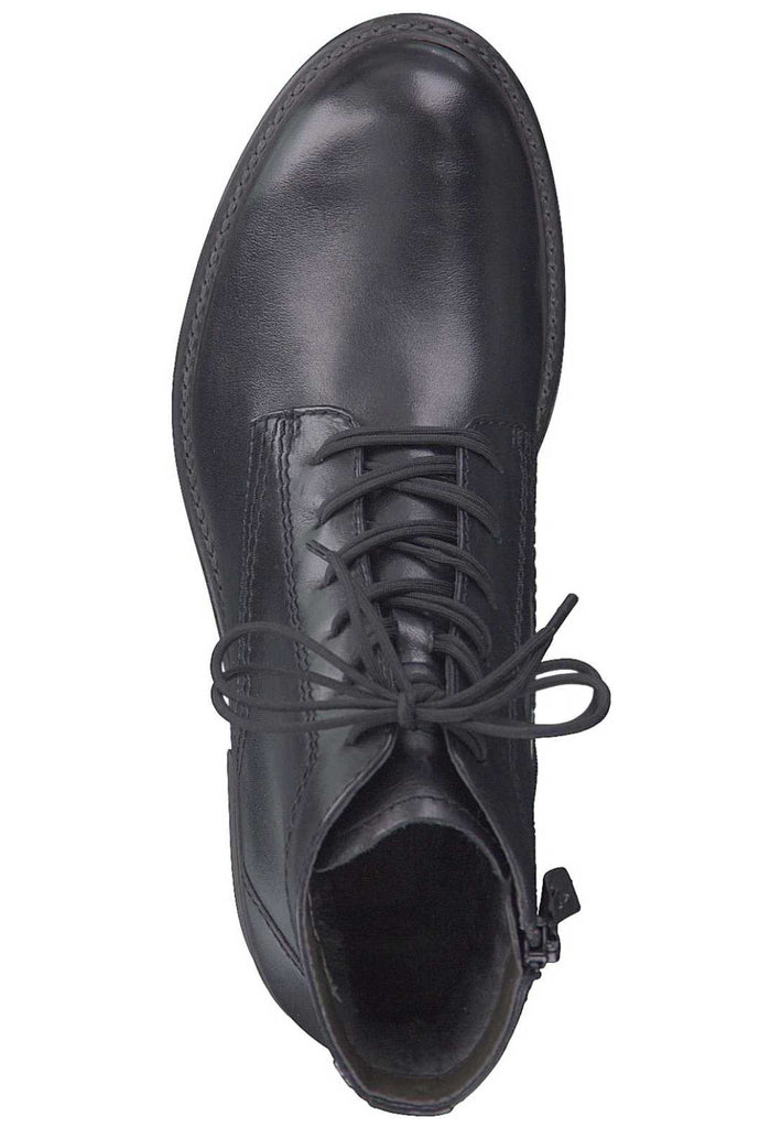 Tamaris Stiefelette Leder Schwarz - surf4shoes