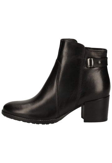 Tamaris Stiefelette Leder Schwarz - surf4shoes