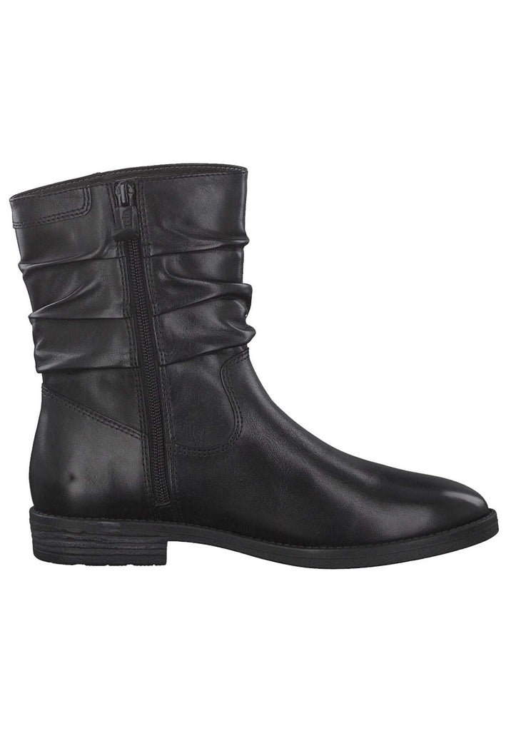 Tamaris Stiefelette Leder Schwarz - surf4shoes