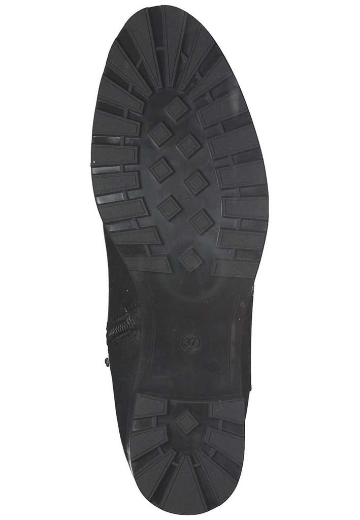 Tamaris Stiefelette Leder Schwarz Warmfutter - surf4shoes