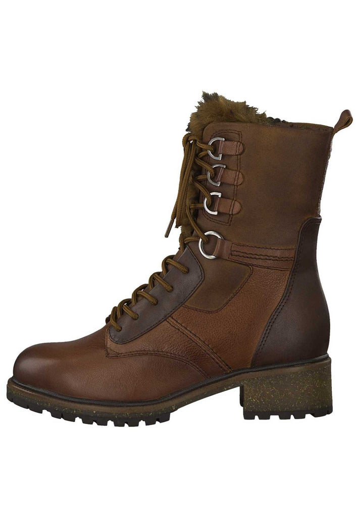 Tamaris Stiefelette Leder/Textil Brandy Warmfutter - surf4shoes