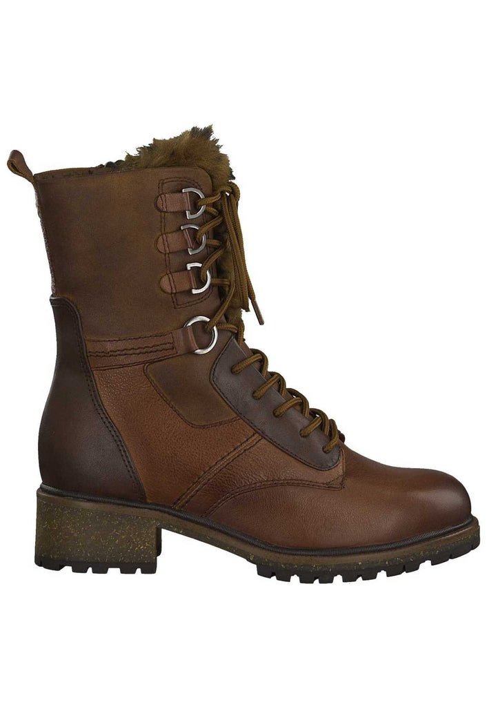 Tamaris Stiefelette Leder/Textil Brandy Warmfutter - surf4shoes