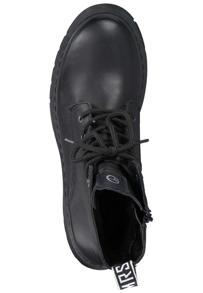 Tamaris Stiefelette Leder Schwarz - surf4shoes
