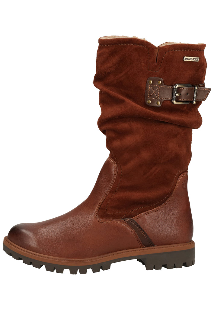 Tamaris Stiefel Leder/Textil Brandy Warmfutter - surf4shoes