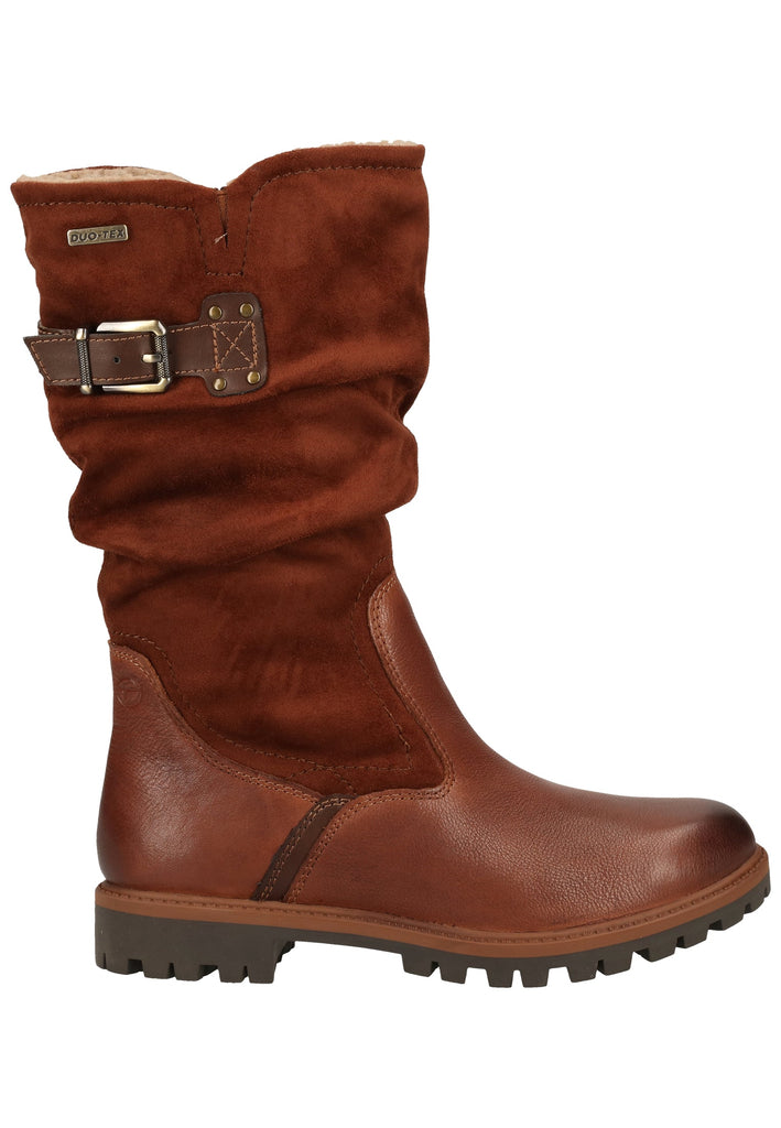 Tamaris Stiefel Leder/Textil Brandy Warmfutter - surf4shoes