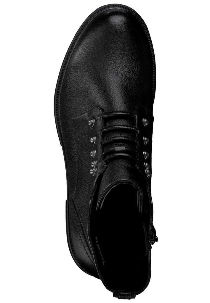 Tamaris Stiefelette Leder Schwarz Warmfutter - surf4shoes