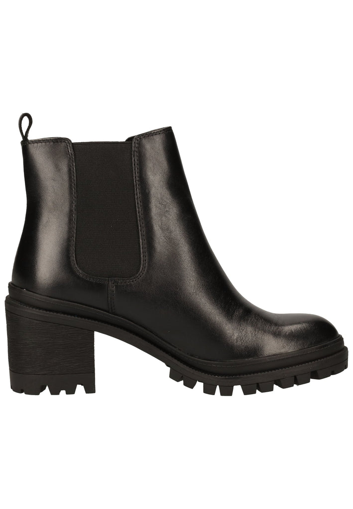 Tamaris Stiefelette Leder/Textil Schwarz - surf4shoes