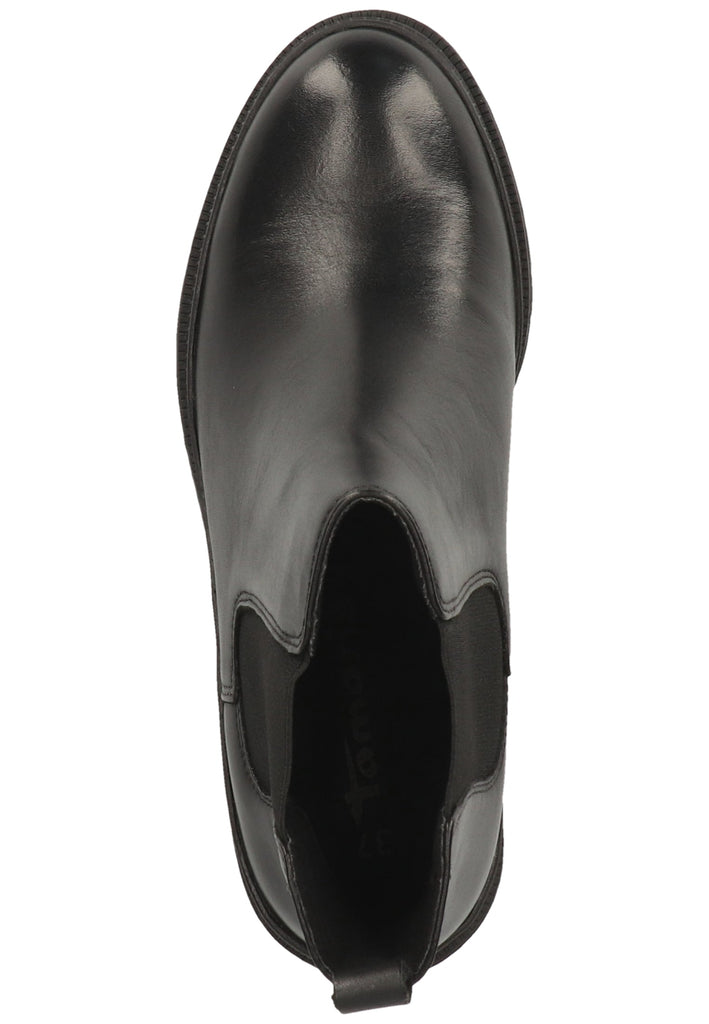 Tamaris Stiefelette Leder/Textil Schwarz - surf4shoes