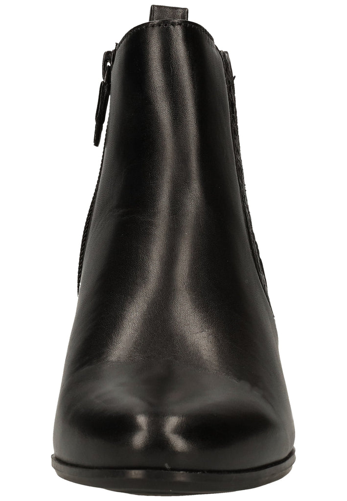 Tamaris Stiefelette Leder Schwarz - surf4shoes