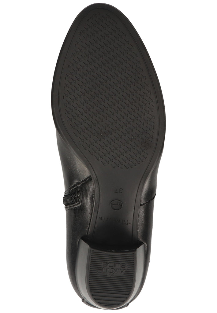 Tamaris Stiefelette Leder Schwarz - surf4shoes