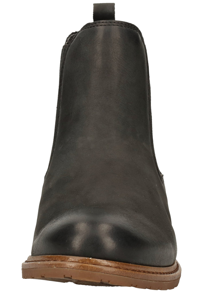 Tamaris Stiefelette Leder/Textil Dunkelblau - surf4shoes