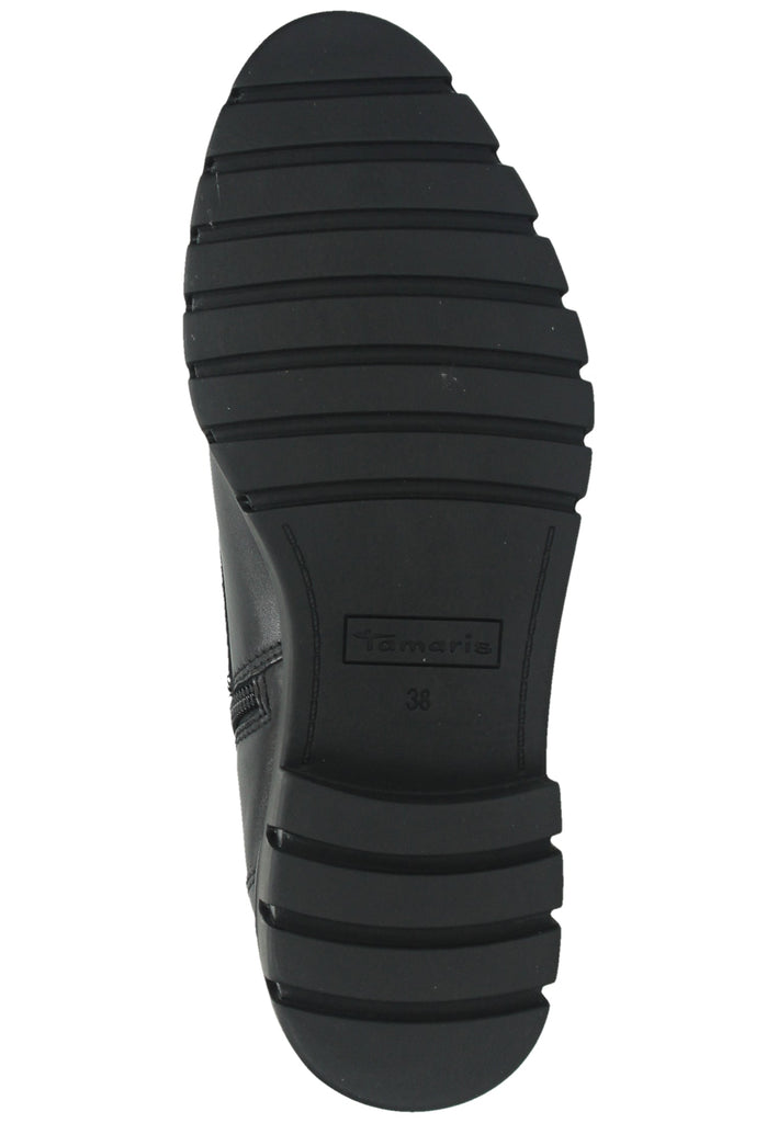 Tamaris Stiefelette Leder Schwarz - surf4shoes