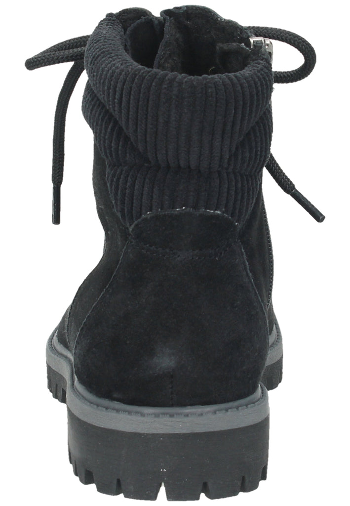 Tamaris Stiefelette Leder/Textil Schwarz - surf4shoes