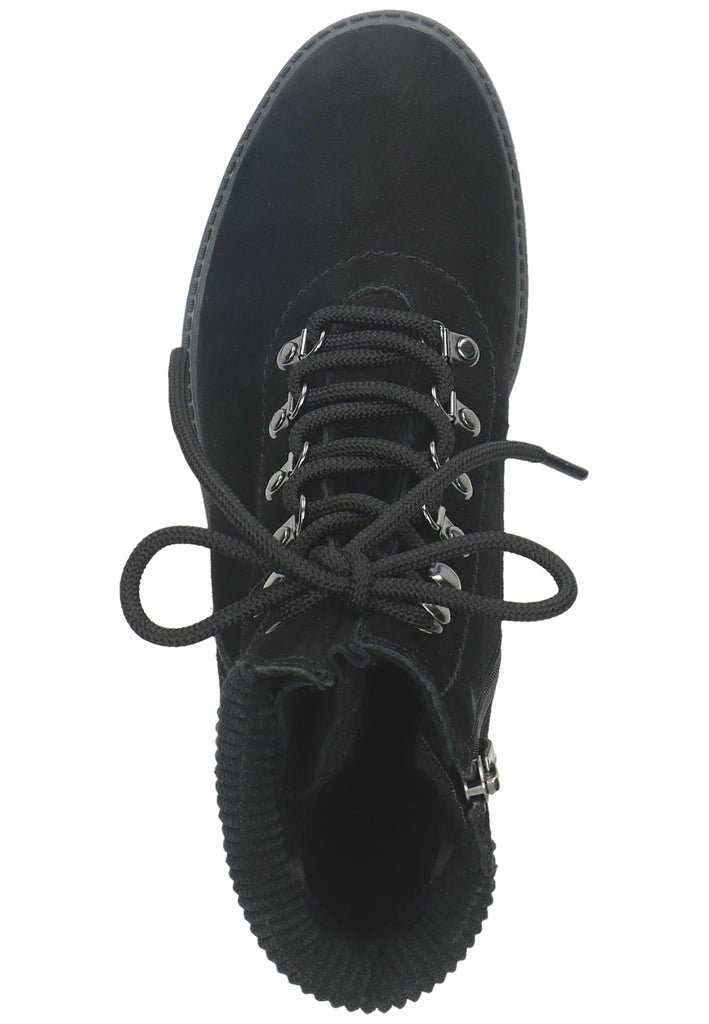 Tamaris Stiefelette Leder/Textil Schwarz - surf4shoes