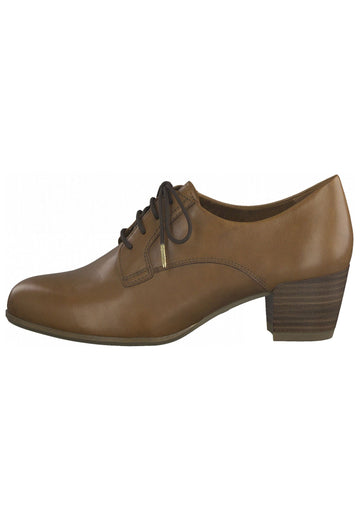 Tamaris Stiefelette Glattleder Cognac - surf4shoes