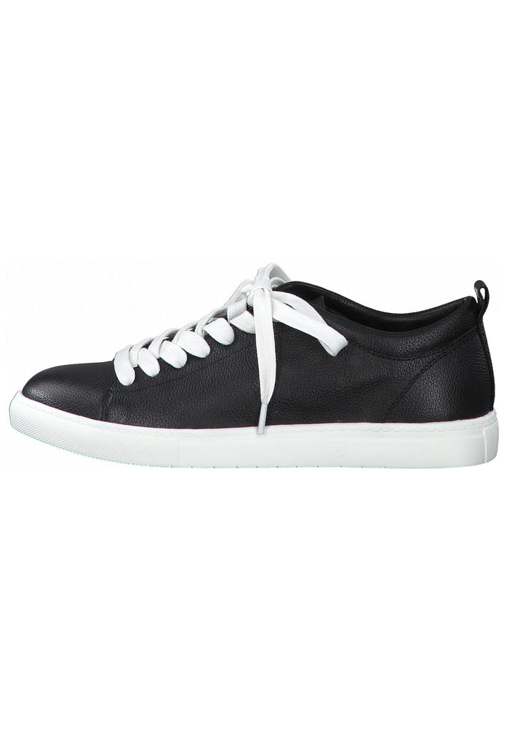 Tamaris Sneaker Glattleder Schwarz - surf4shoes