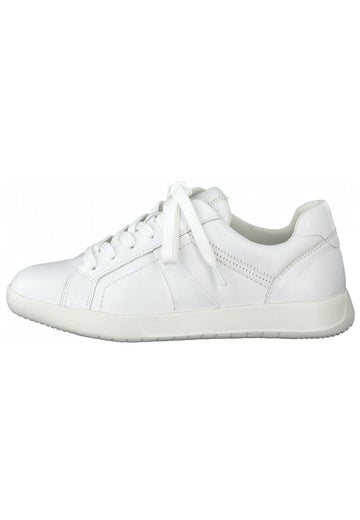 Tamaris Sneaker Leder Weiß - surf4shoes