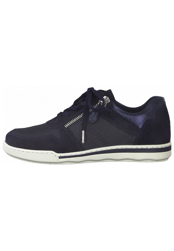 Tamaris Sneaker Leder/Textil Navy - surf4shoes