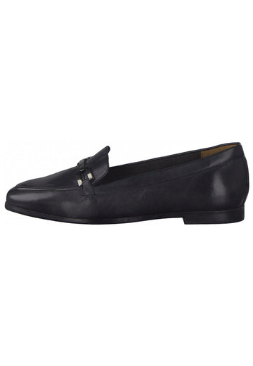 Tamaris Slipper Leder Schwarz/Schwarz - surf4shoes
