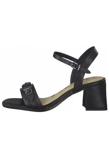 Tamaris Sandalen Leder Schwarz - surf4shoes