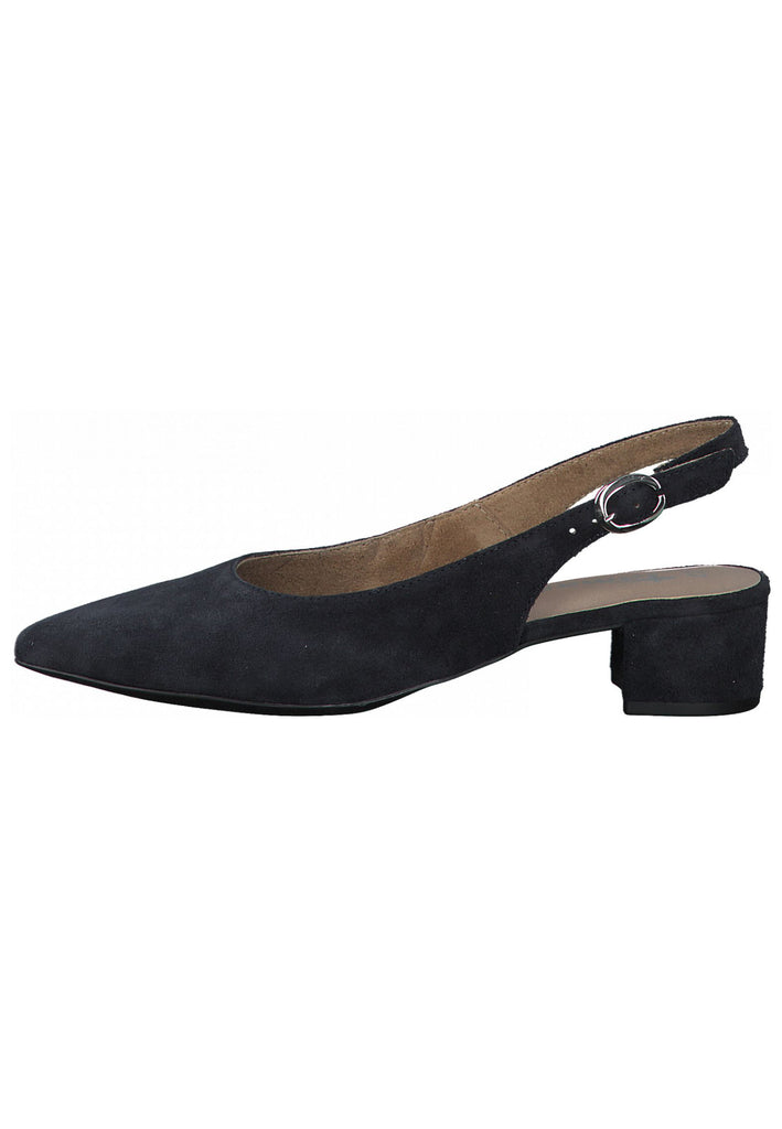 Tamaris Pumps Leder Blau - surf4shoes