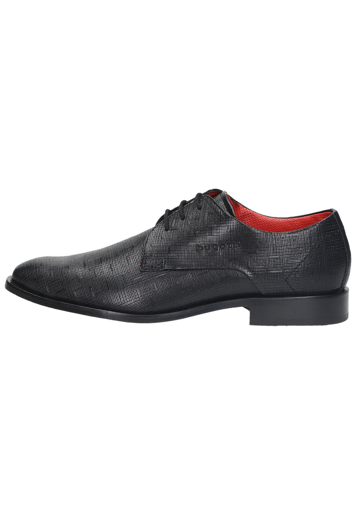 Bugatti Businessschuhe Glattleder Schwarz - surf4shoes