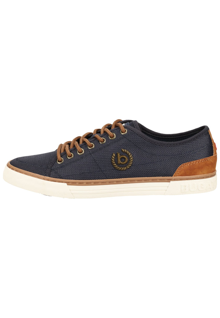 Bugatti Sneaker Lederimitat/Textil Dunkelblau - surf4shoes