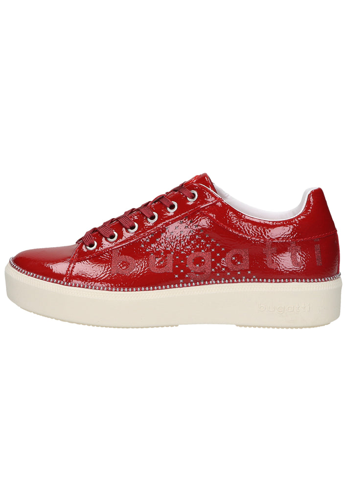 Bugatti Sneaker Lederimitat Rot - surf4shoes