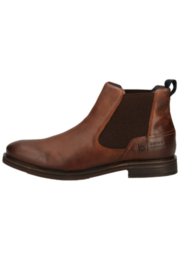Bugatti Stiefelette Nappaleder Brown - surf4shoes