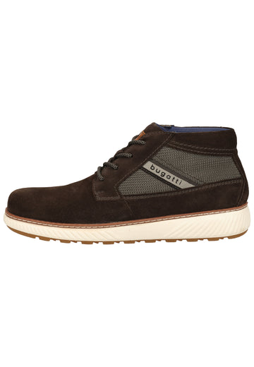 Bugatti Halbschuhe Veloursleder Dunkelgrau - surf4shoes