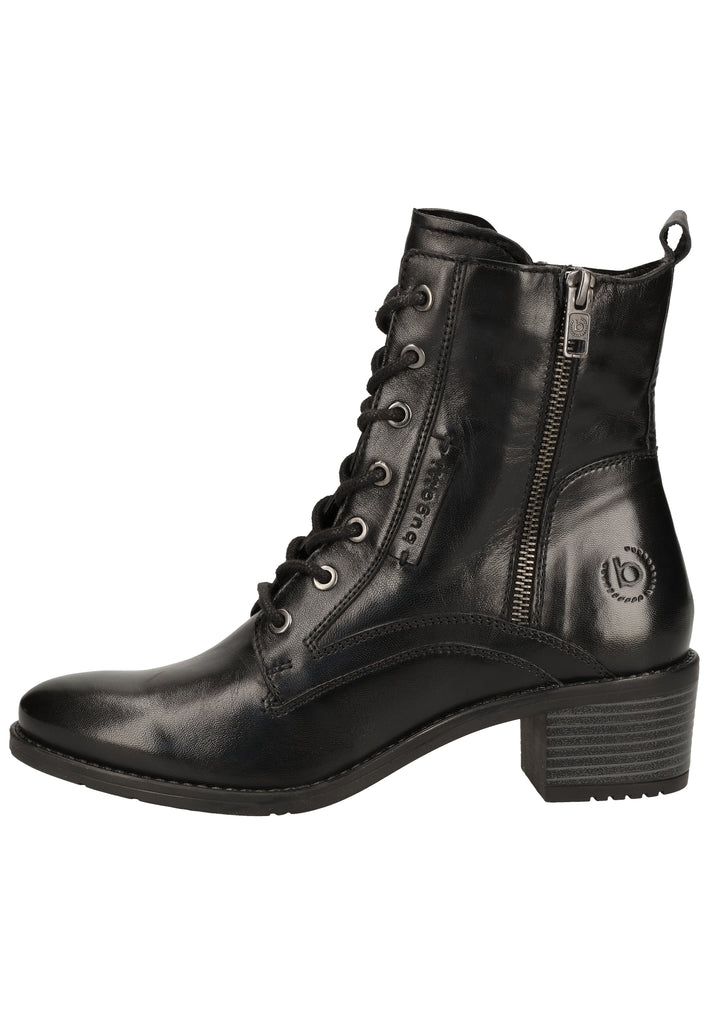 Bugatti Stiefelette Nappaleder Schwarz - surf4shoes