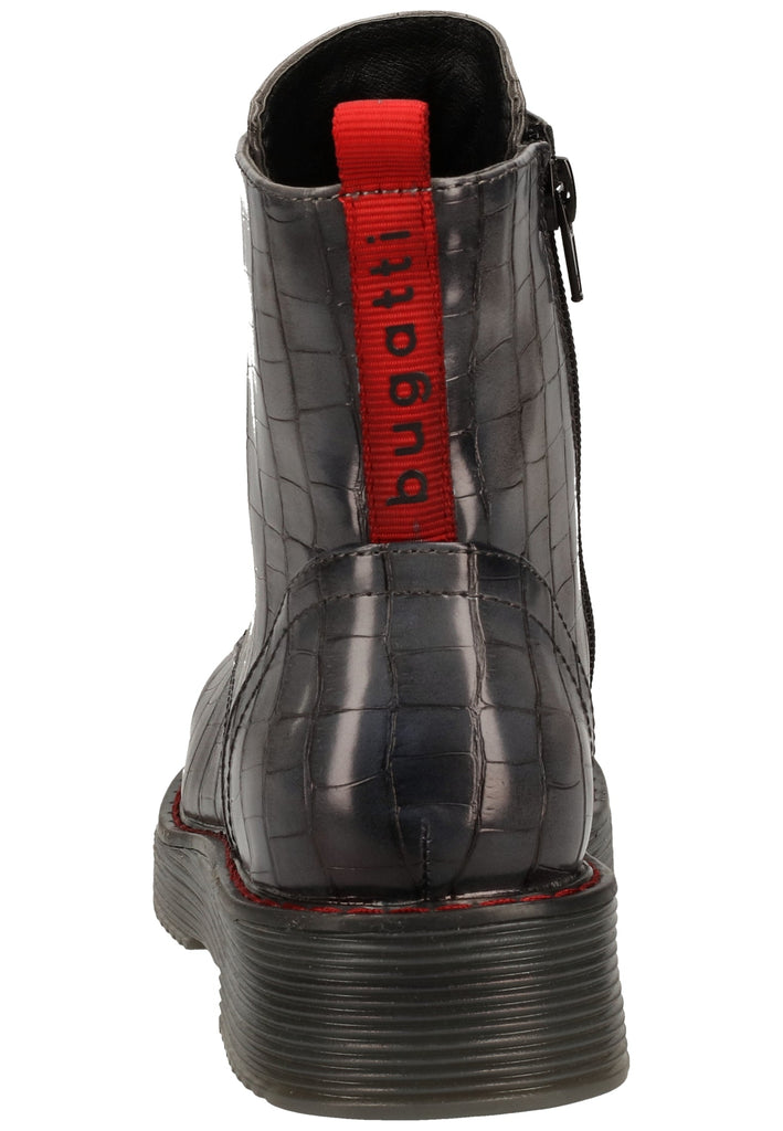Bugatti Stiefelette Lederimitat Grau - surf4shoes
