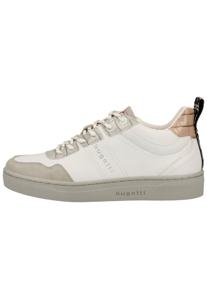Bugatti Sneaker Lederimitat Grau/Weiß - surf4shoes