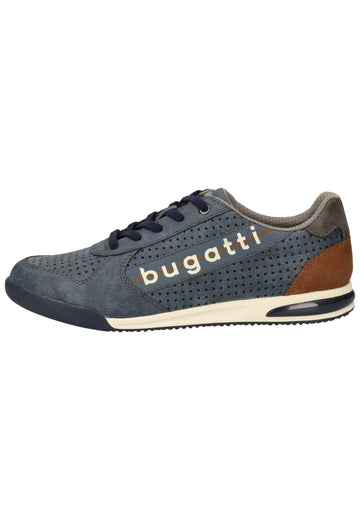 Bugatti Sneaker Lederimitat Blau - surf4shoes