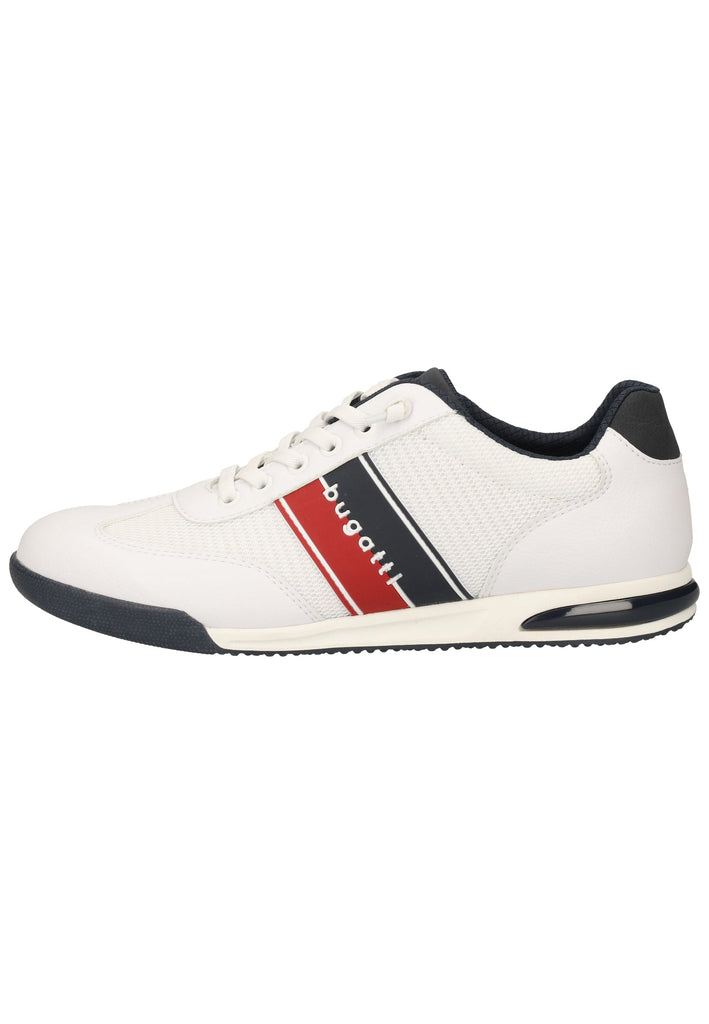 Bugatti Sneaker Lederimitat Weiß - surf4shoes
