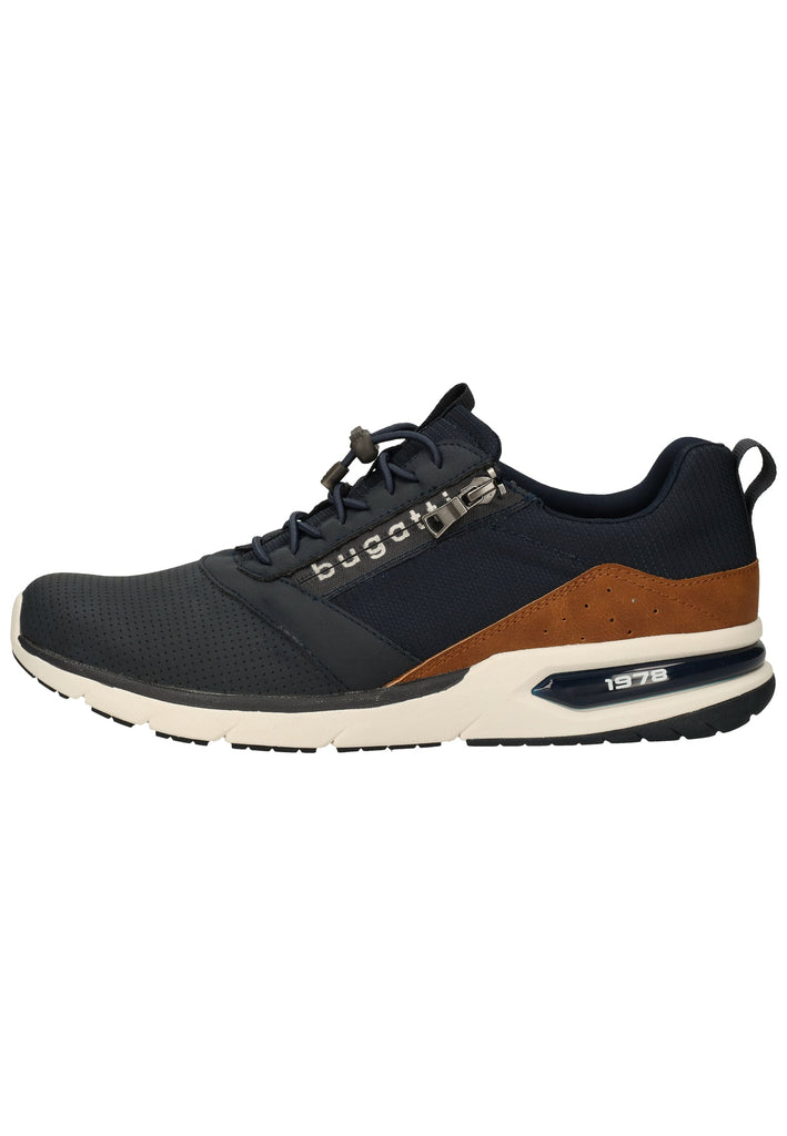 Bugatti Sneaker Lederimitat Dunkelblau - surf4shoes
