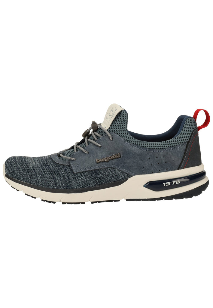 Bugatti Sneaker Lederimitat/Textil Blau - surf4shoes