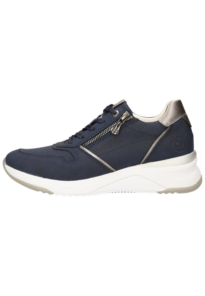 Bugatti Sneaker Lederimitat Dunkelblau - surf4shoes