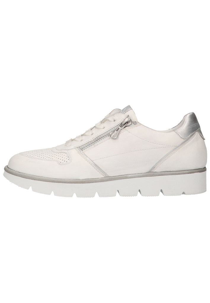 Bugatti Sneaker Leder Weiß/Silber - surf4shoes