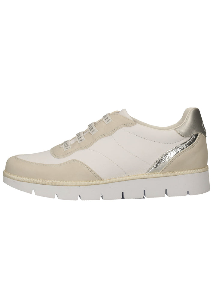 Bugatti Sneaker Lederimitat Beige/Weiß - surf4shoes
