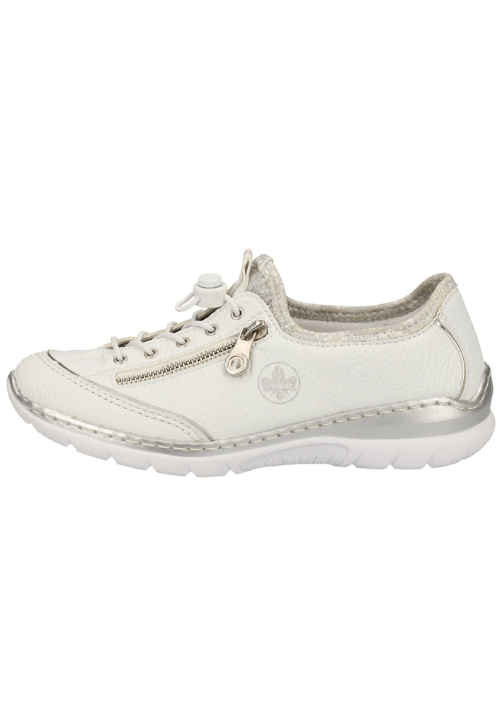 Rieker Sneaker Lederimitat Weiß - surf4shoes