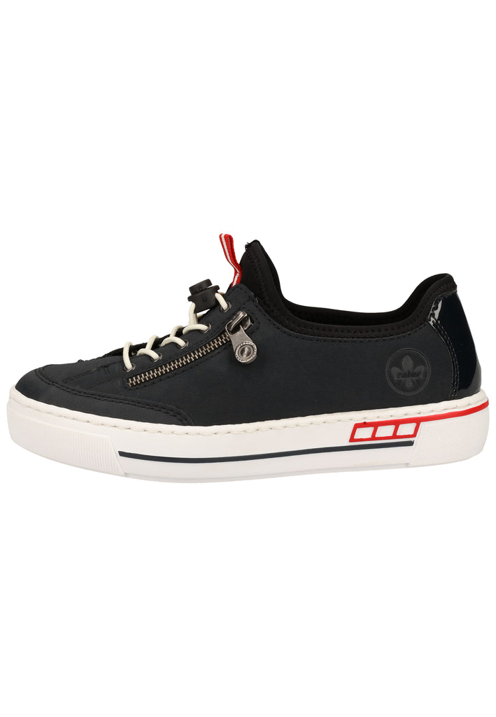 Rieker Sneaker Lederimitat Pazifik - surf4shoes