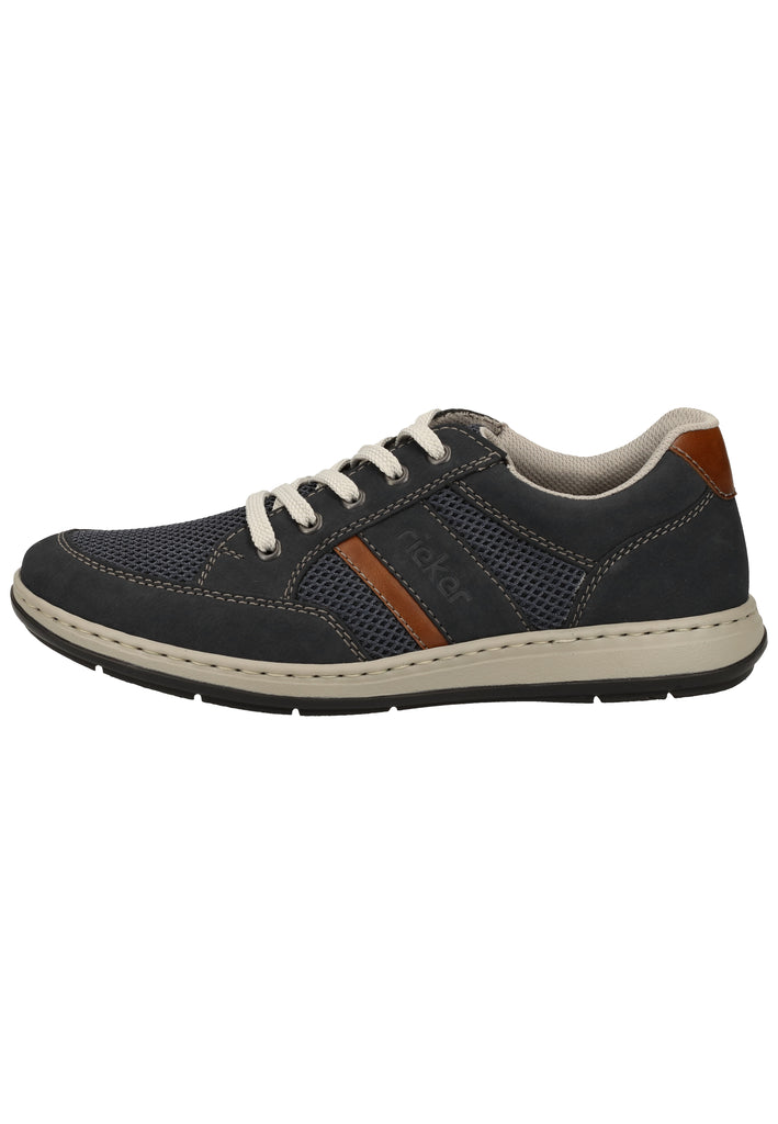 Rieker Sneaker Lederimitat Pazifik - surf4shoes