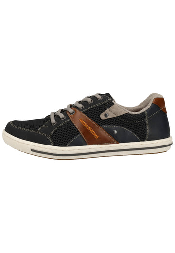 Rieker Sneaker Lederimitat/Textil Pazifik - surf4shoes