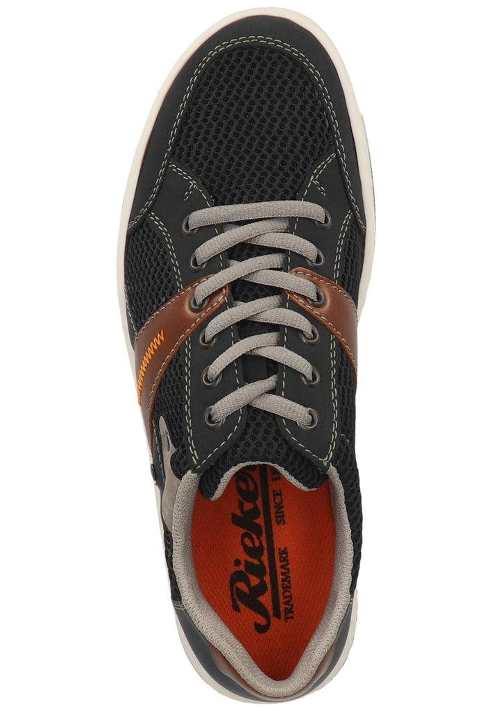 Rieker Sneaker Lederimitat/Textil Pazifik - surf4shoes