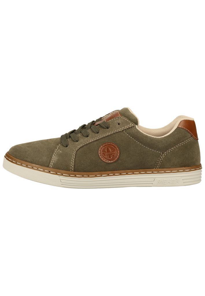 Rieker Sneaker Veloursleder Grün - surf4shoes